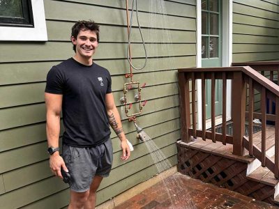 Outdoor Shower Installation